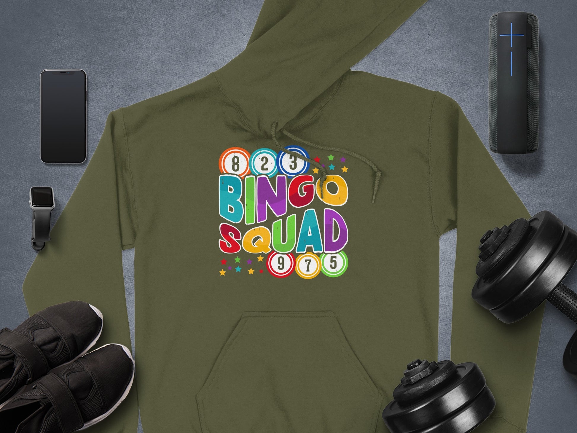 Bingo Squad 975 Fun Graphic Hoodie product