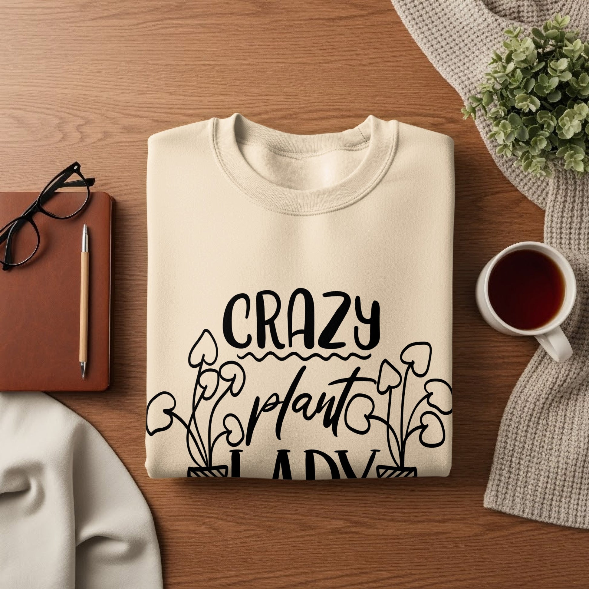Crazy Plant Lady Graphic Pullover Sweatshirt Product