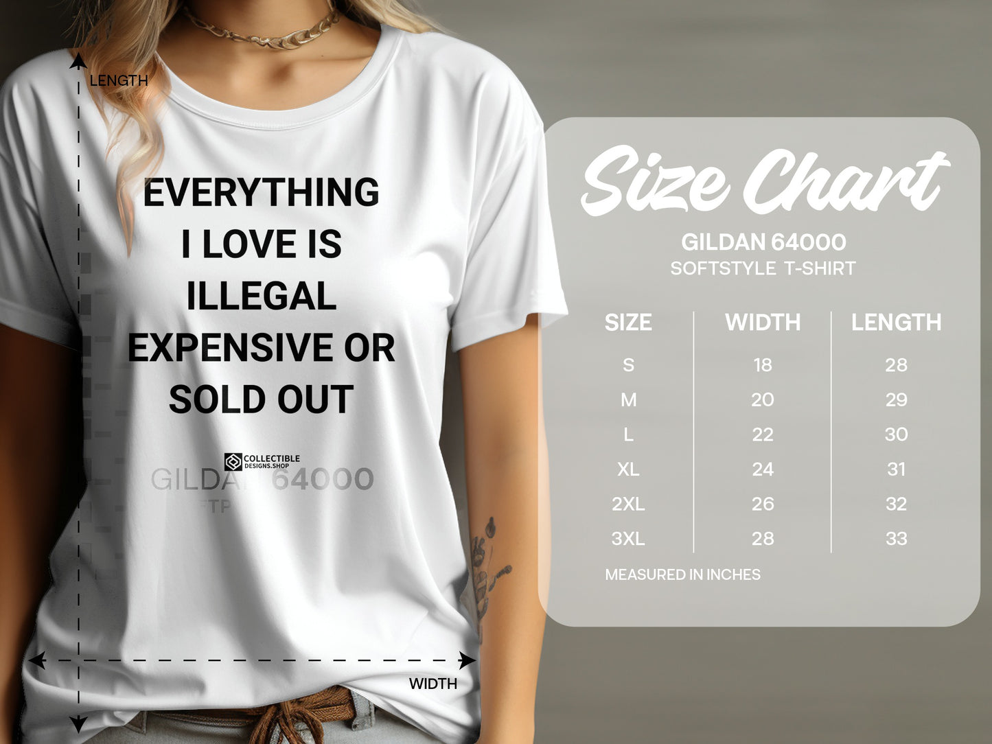 Everything I Love Is Illegal Expensive Or Sold Out T-shirt