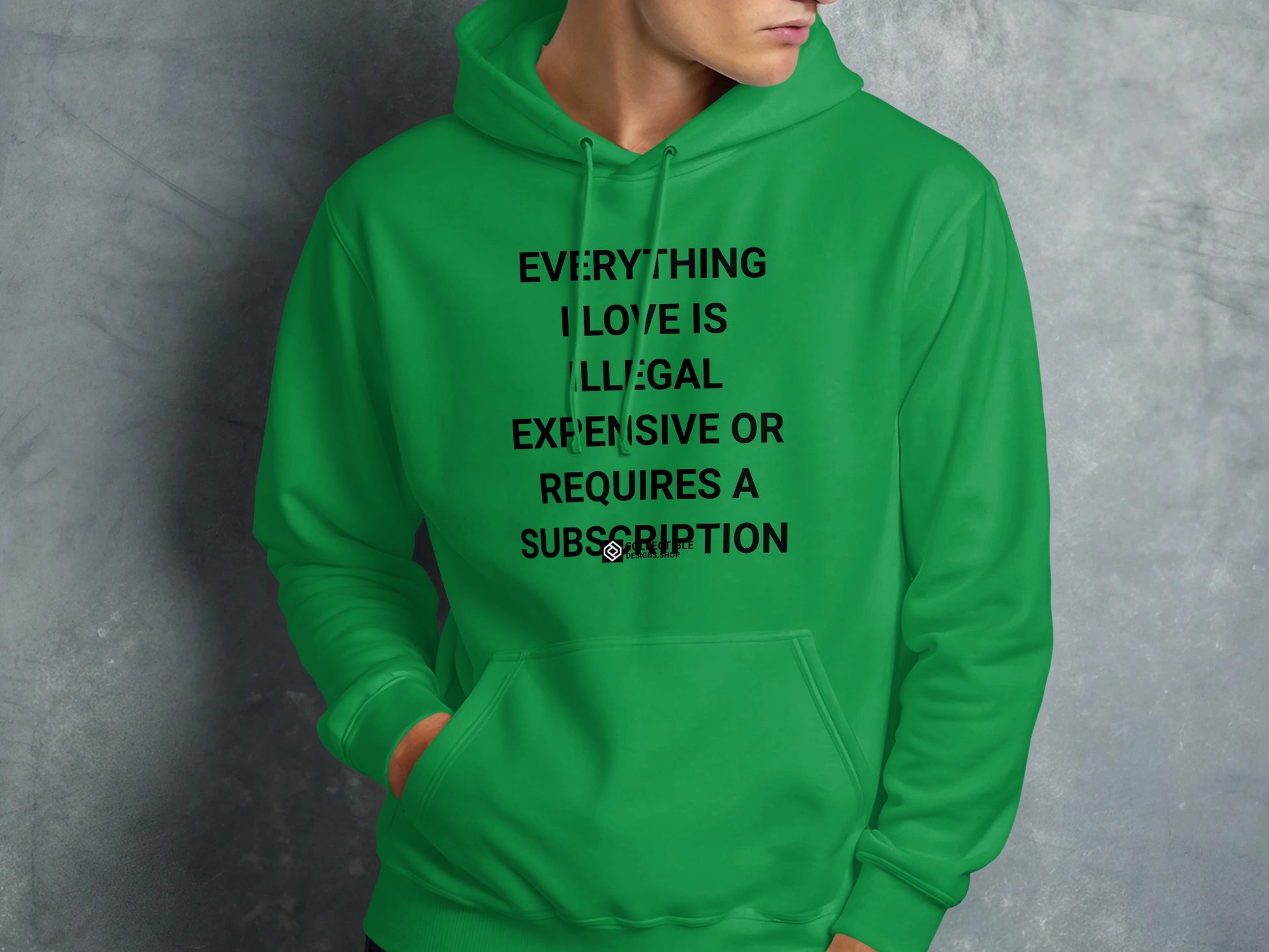 Everything I Love Is Illegal Subscription Hoodie