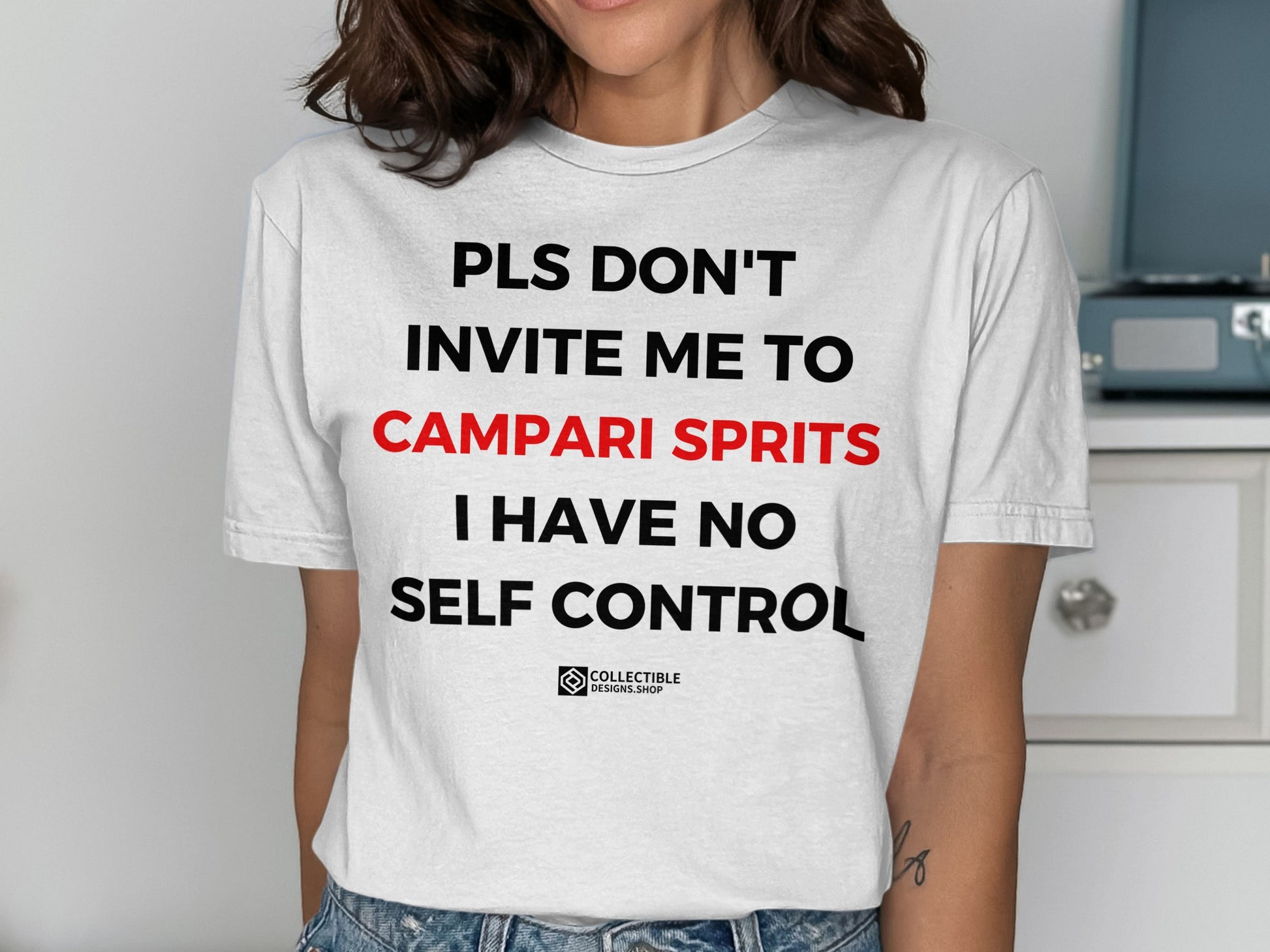 Funny Pls Don't Invite Me To Campari Sprits T-Shirt
