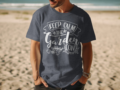 Keep Calm and Garden On Graphic Tee product
