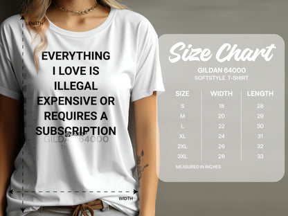 Everything I Love Is Illegal Expensive Subscription