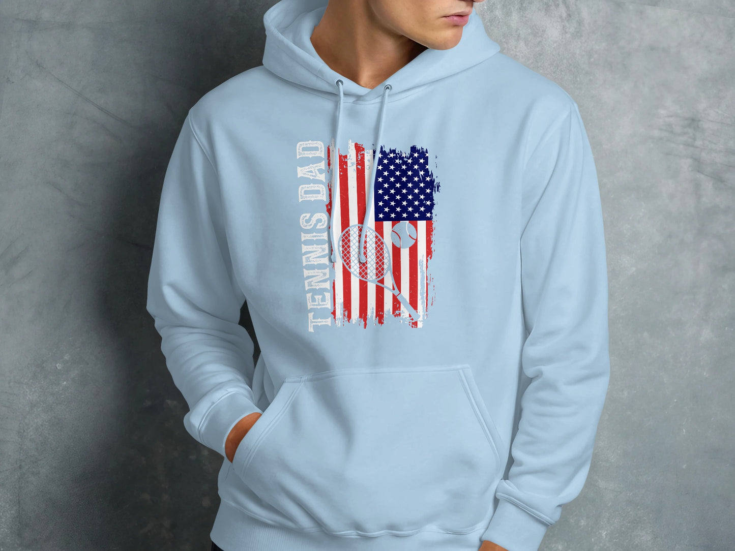 American Flag Tennis Racket T-Shirt, USA Flag Tennis Fan Tee, Tennis Lovers Gift, Patriotic Tennis Shirt, Unique Tennis Design