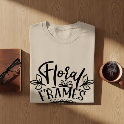 Floral Frames Graphic Tee for a Casual Look