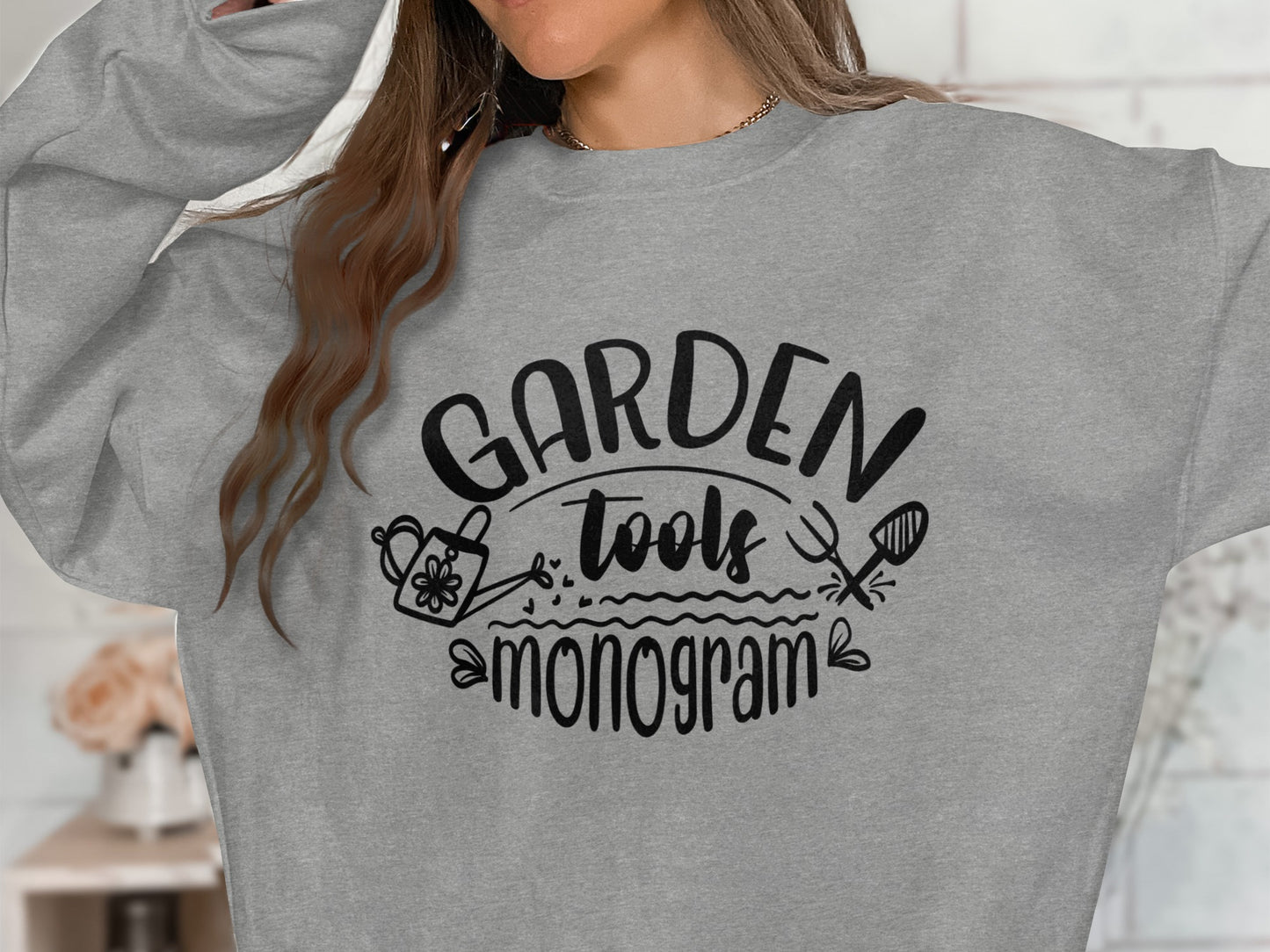 Garden Enthusiast Graphic Sweatshirt for Gardening