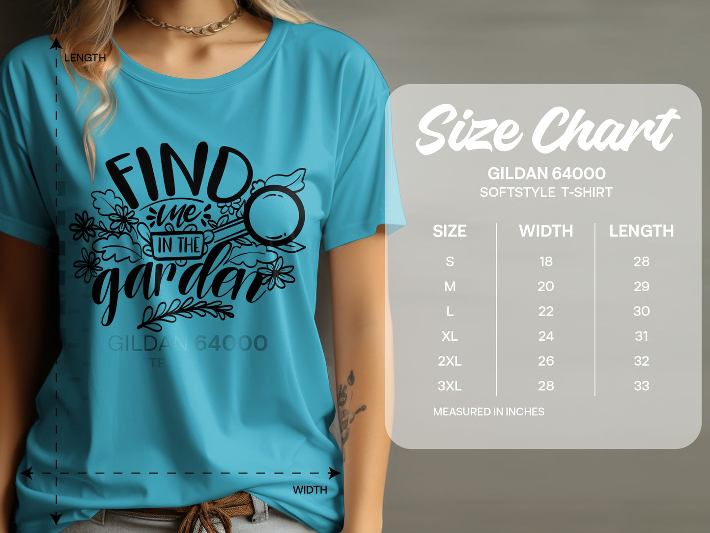Find Me In The Garden Tee Softstyle Shirt