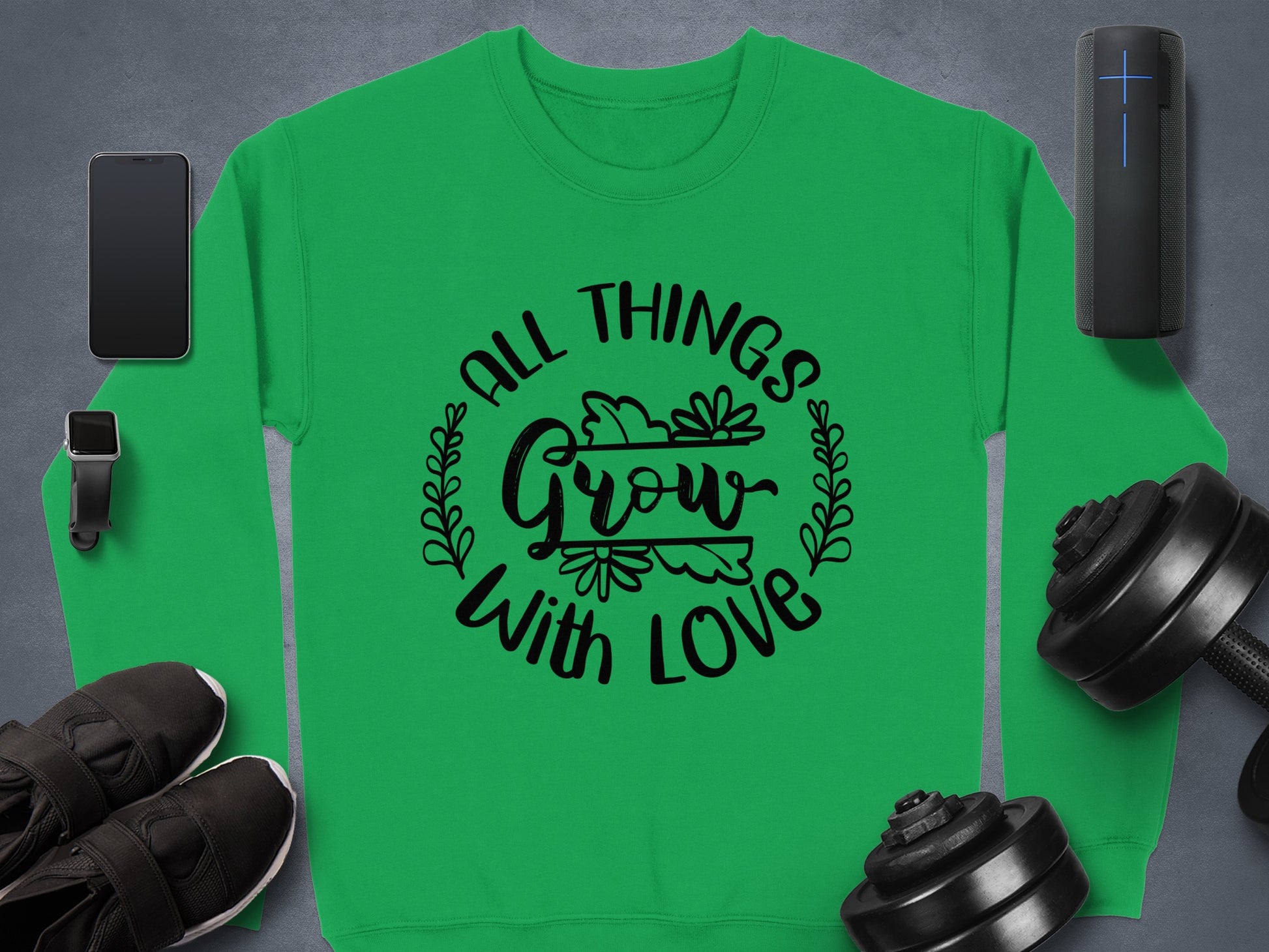 All Things Grow with Love Graphic Sweatshirt