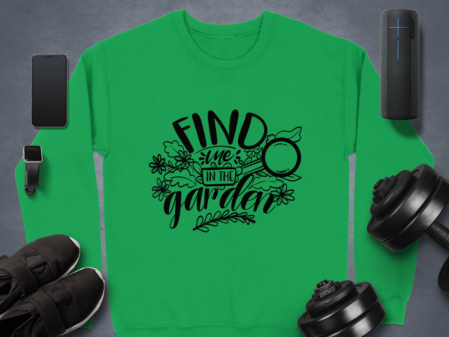 Find Me In The Garden Graphic Sweatshirt