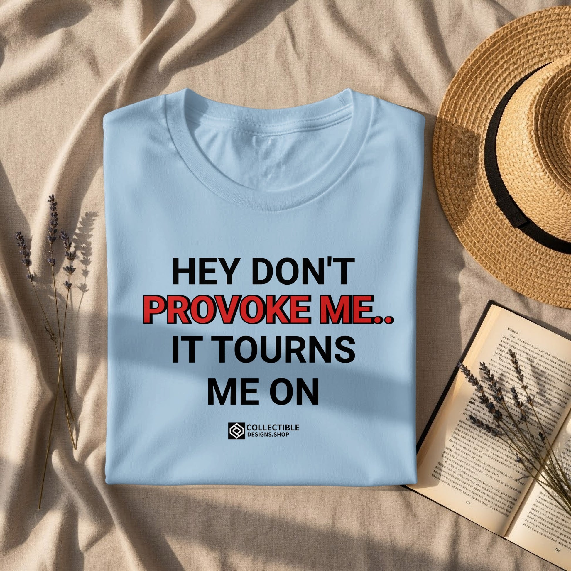 Hey Don't Provoke Me It Turns Me On shirt