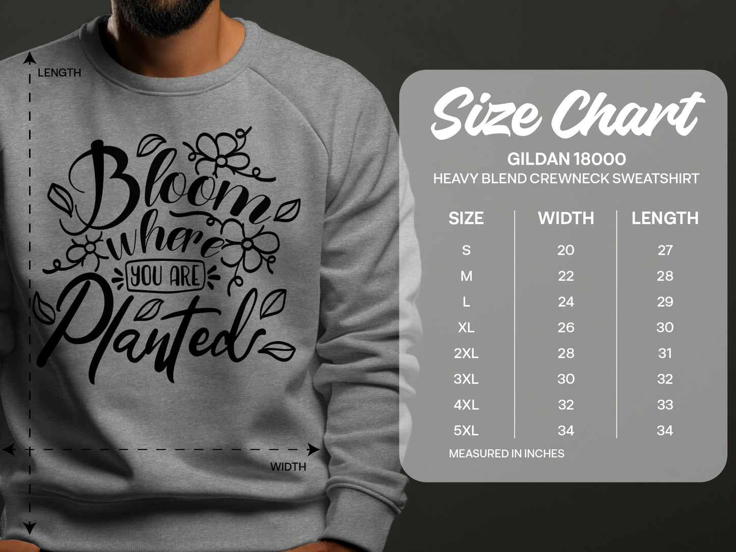 Bloom Where You Are Planted Sweatshirt