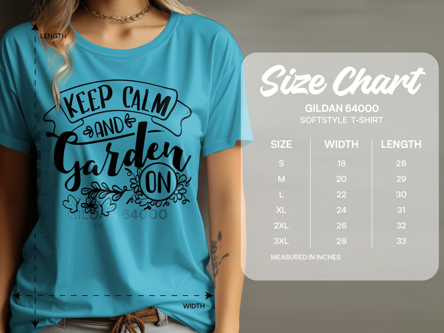 Keep Calm and Garden On Softstyle T-Shirt