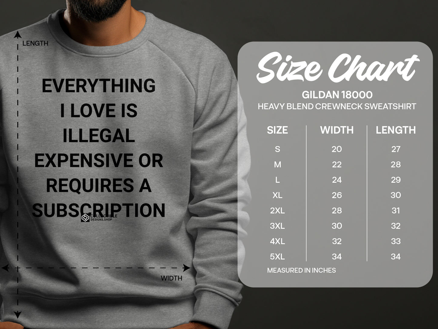 Everything I Love Is Expensive Unisex Sweatshirt