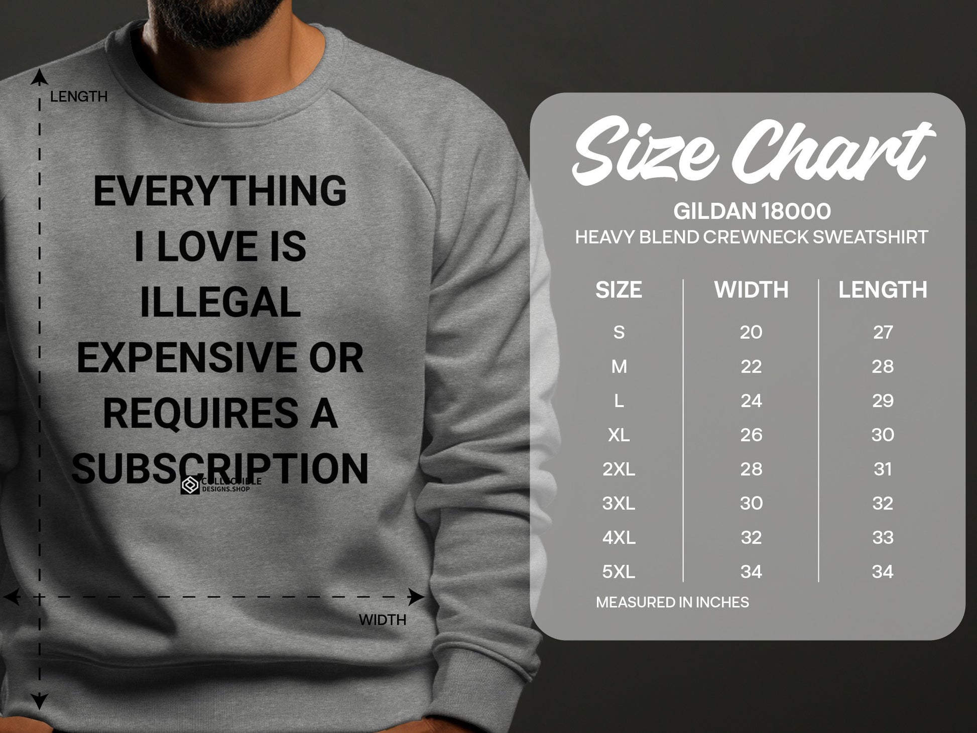 Everything I Love Is Expensive Unisex Sweatshirt
