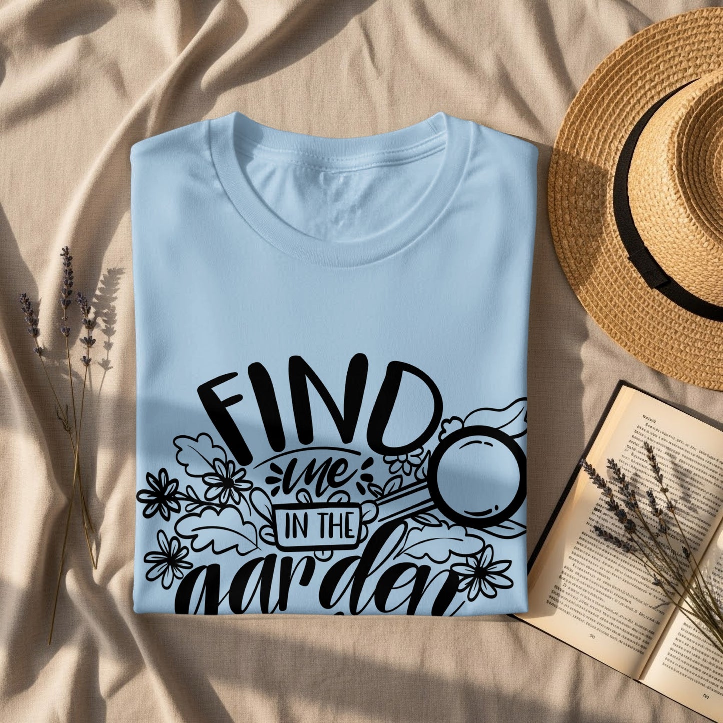 Find Me In The Garden Graphic T-Shirt