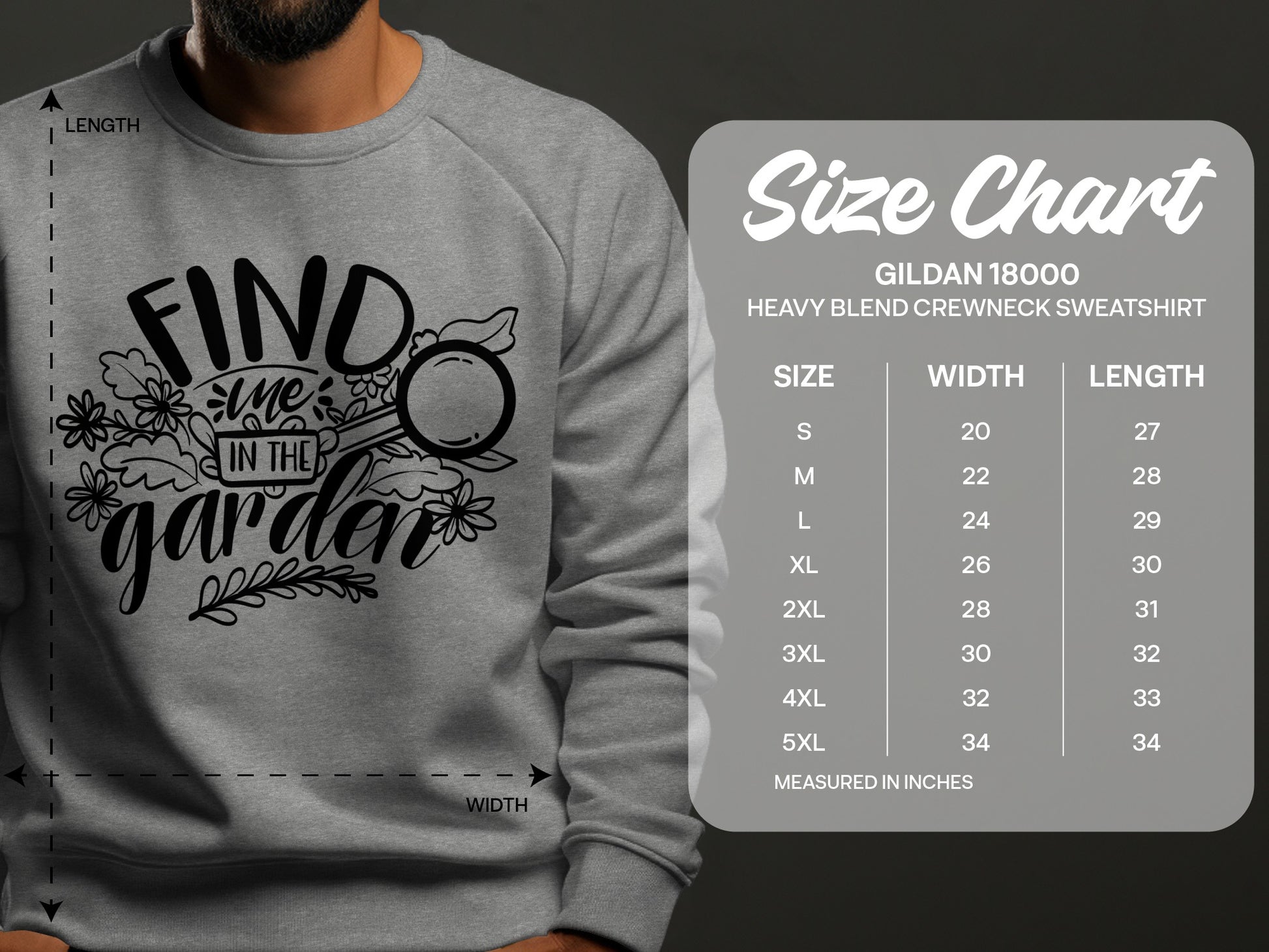 Find Me In The Garden Sweatshirt