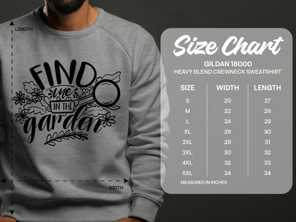 Find Me In The Garden Sweatshirt