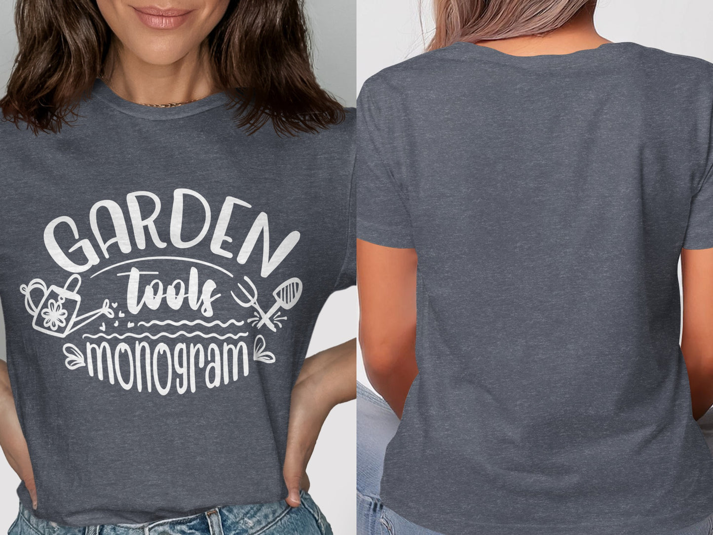 Garden Tools Monogram Graphic Tee Shirt