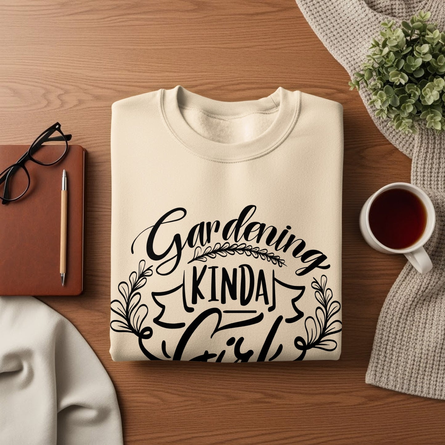 Gardening Kinda Girl Cozy Sweatshirt for Garden Lovers
