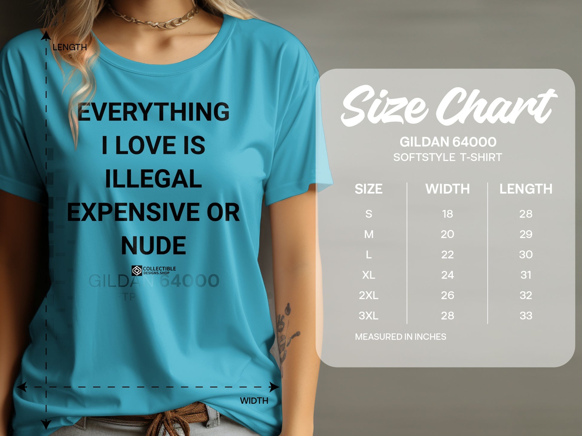 Everything I Love Is Illegal Expensive Or Nude T-Shirt