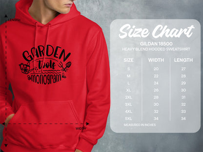 Garden Tools Monogram Heavy Blend Hooded Sweatshirt
