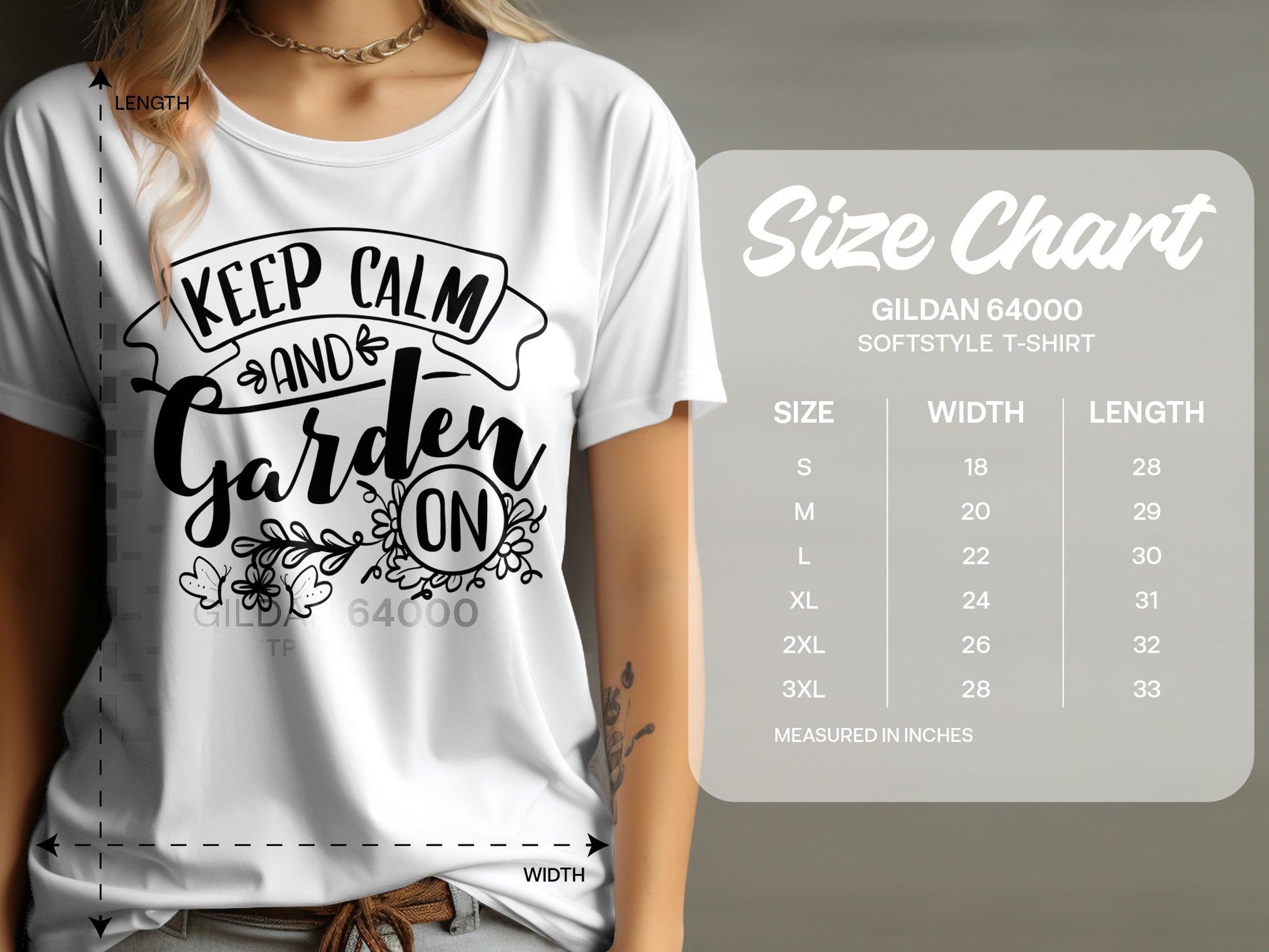 Keep Calm and Garden On Softstyle T-Shirt