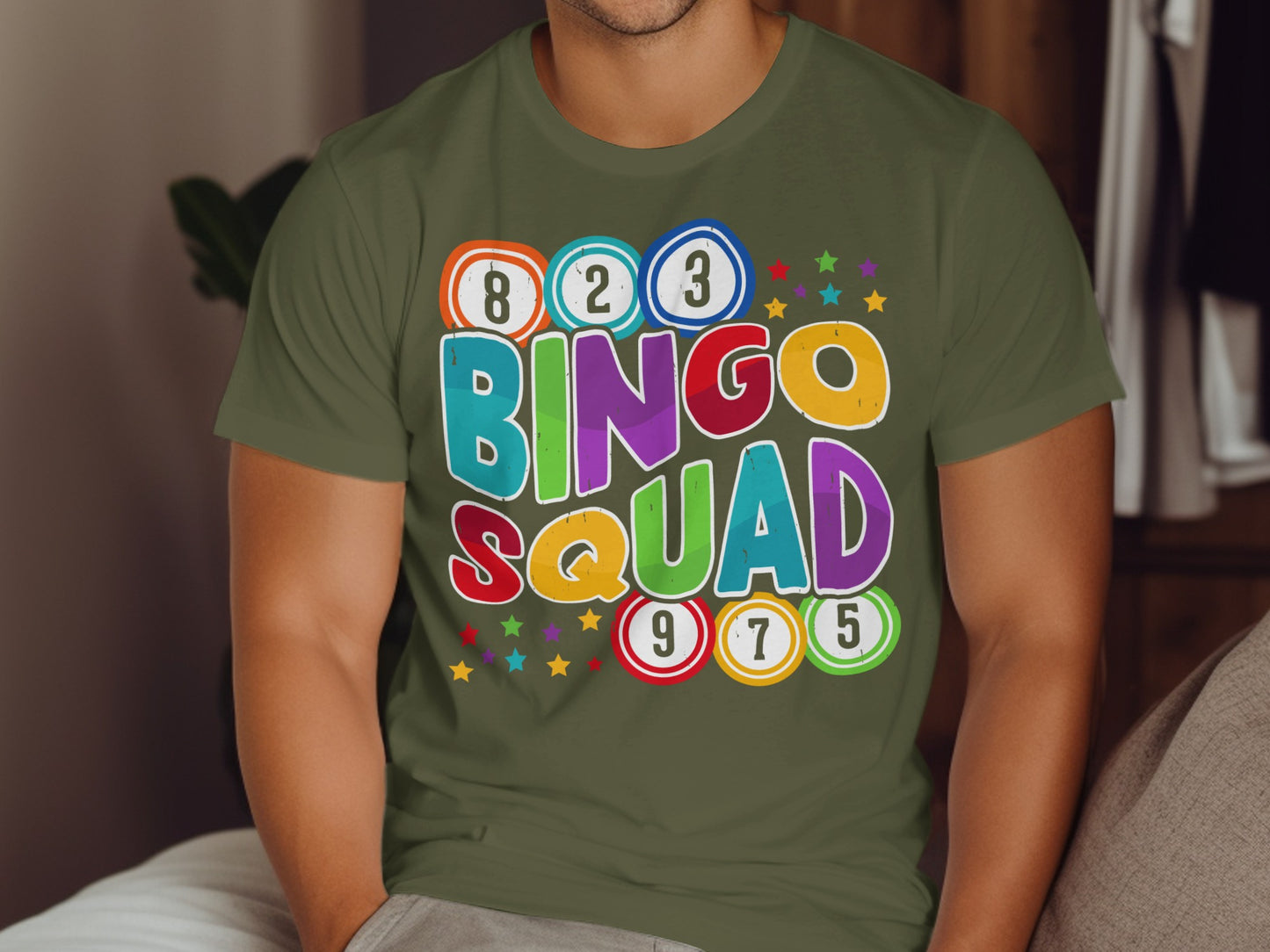 Colorful Bingo Squad Graphic T-shirt product