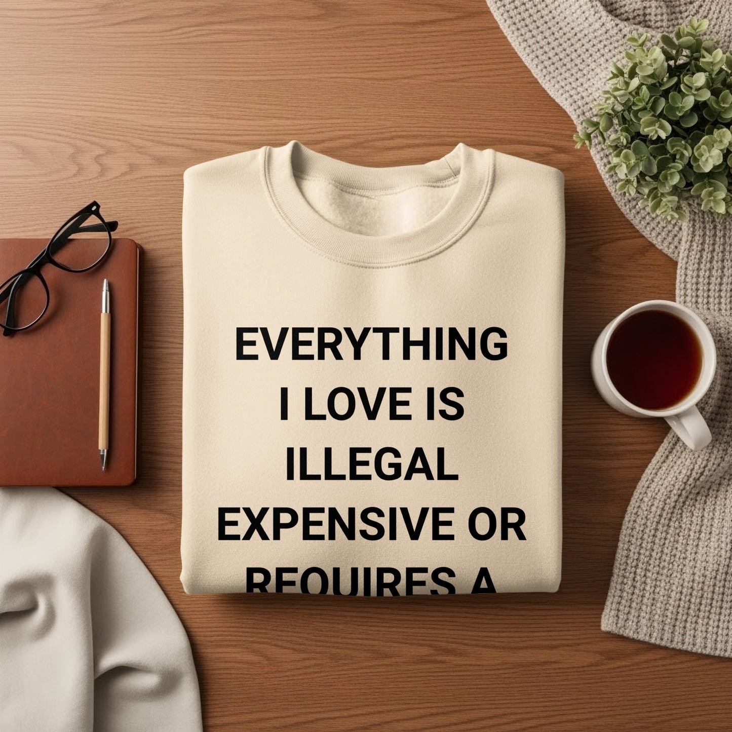 Everything I Love Is Illegal Expensive or Requires a Sweater