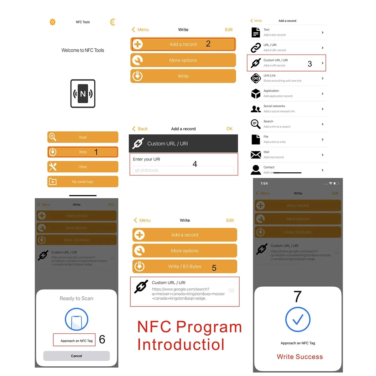 Portachiavi NFC Recensioni Google — Universale, Riprogrammabile