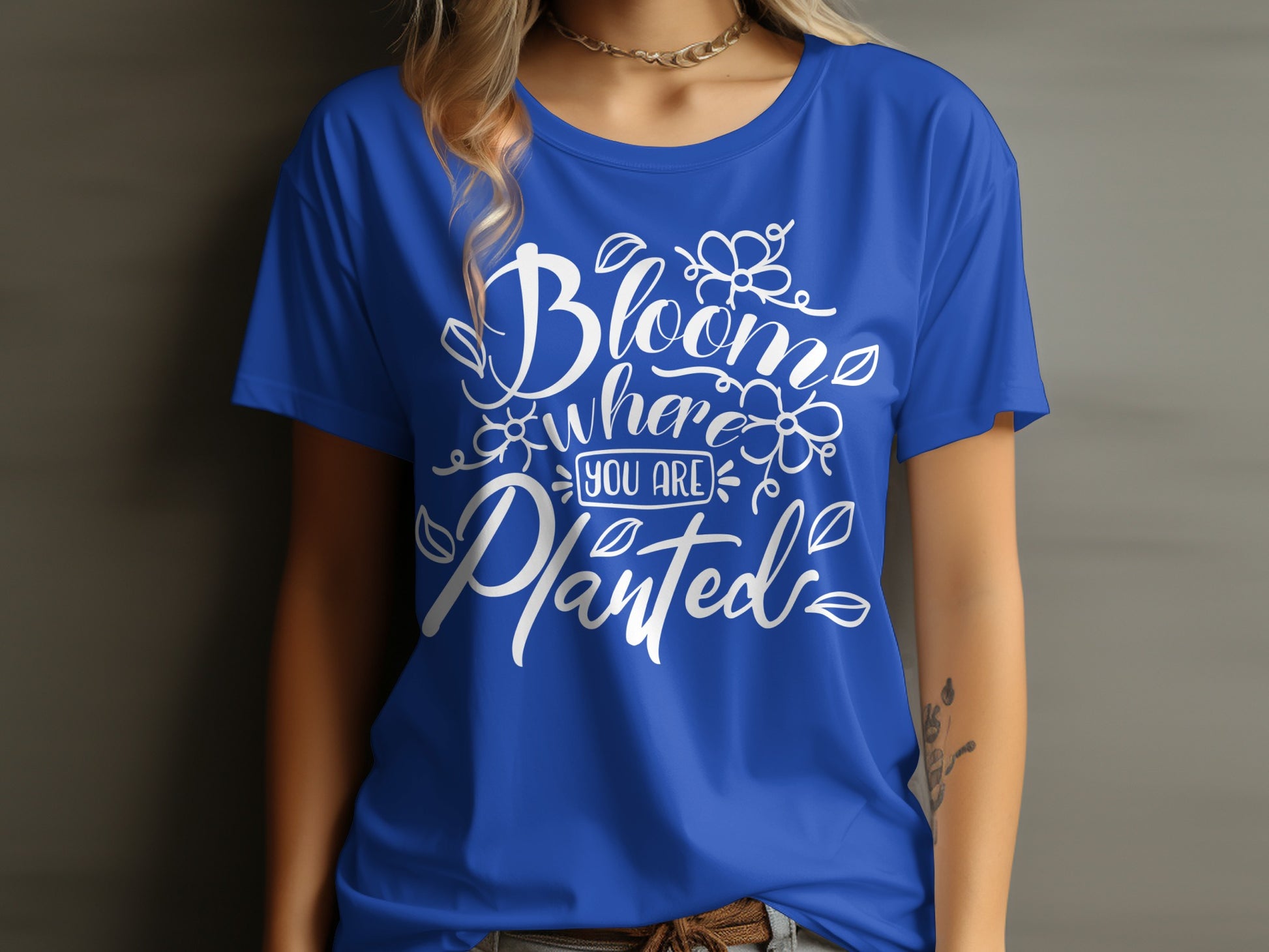Bloom Where You Are Planted Graphic Shirt