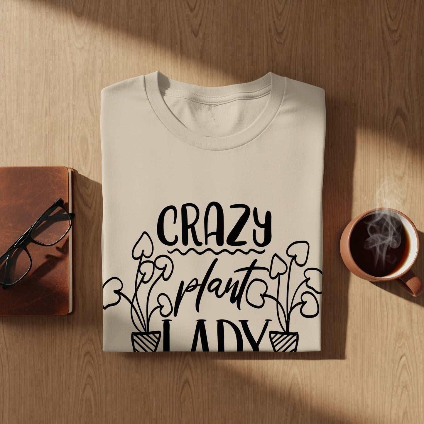 Crazy Plant Lady Graphic Printed Shirt