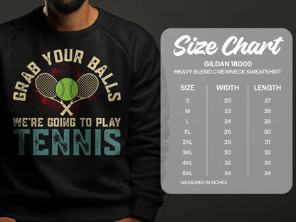 Grab Your Balls Tennis T-Shirt, Funny Tennis Lover Gift, Unisex Tennis Shirt, Tennis Passion Gift, Tennis Lovers Apparel, Family Matching