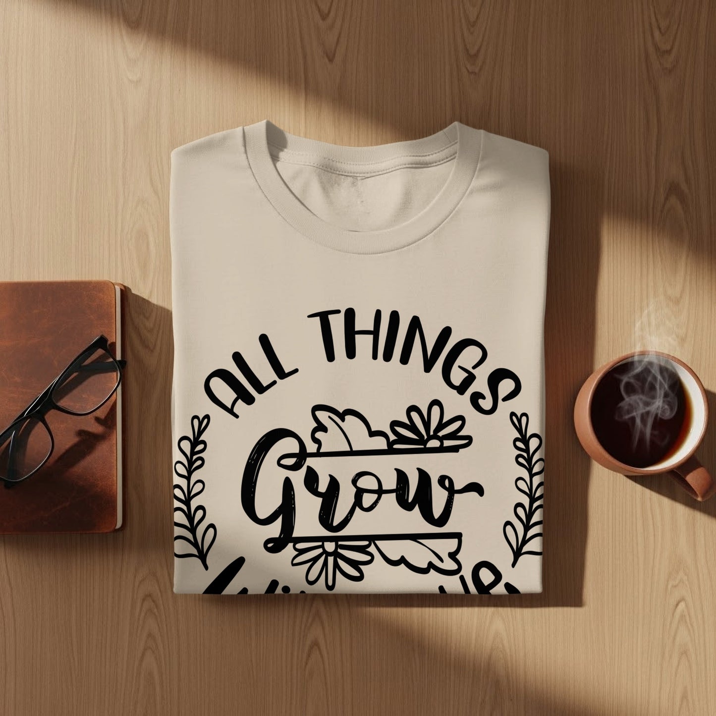 All Things Grow with Love Graphic T-Shirt