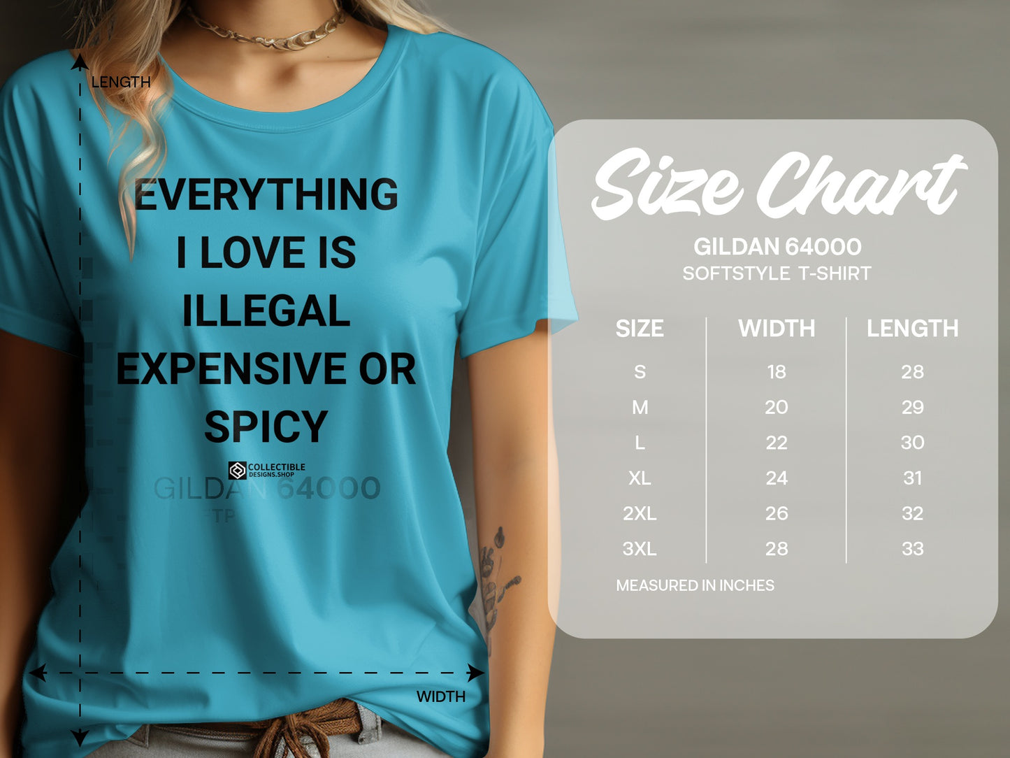 Everything I Love Is Illegal Expensive Or Spicy Shirt