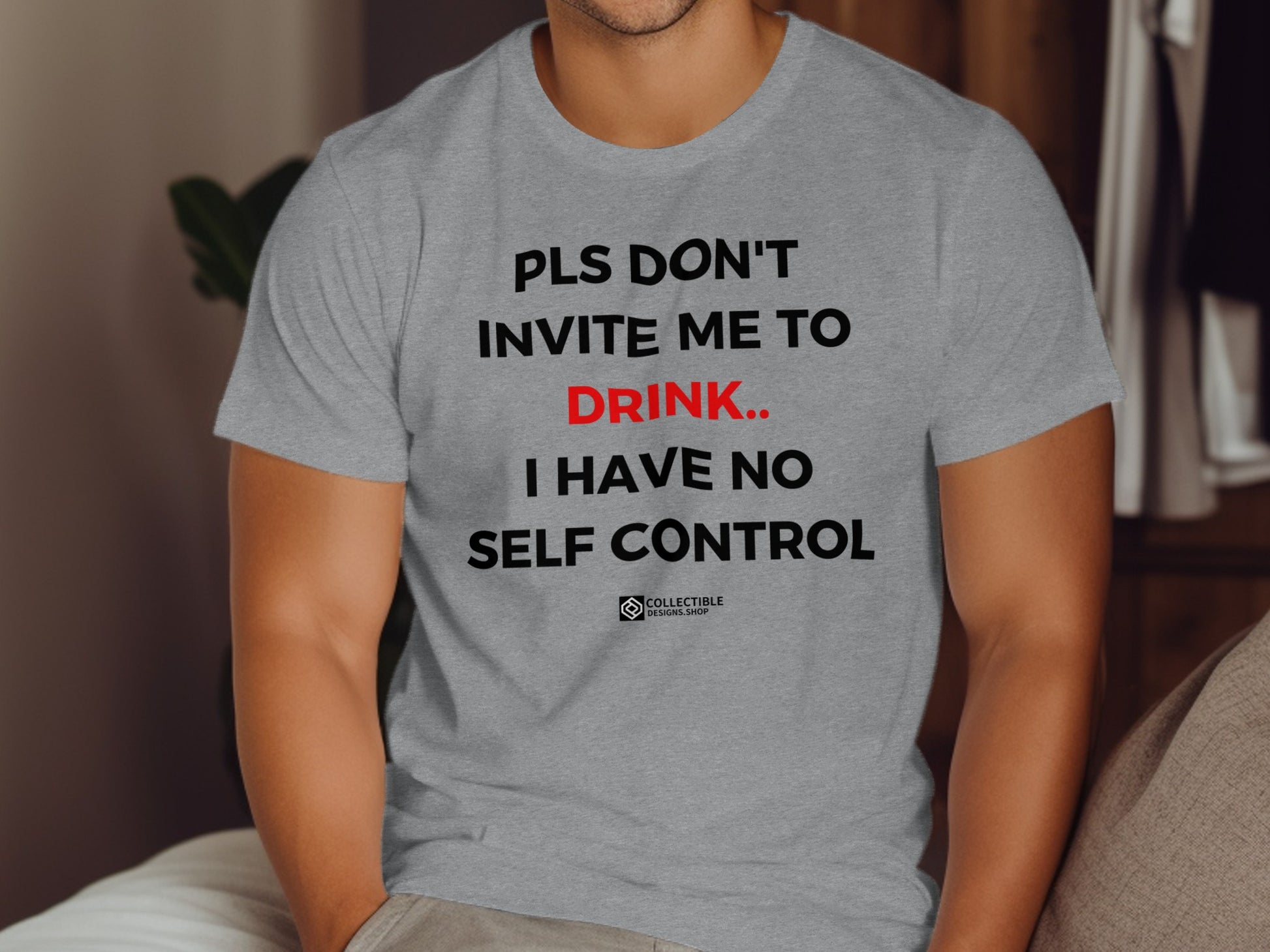 PLS Don't Invite Me I Have No Self Control T-Shirt