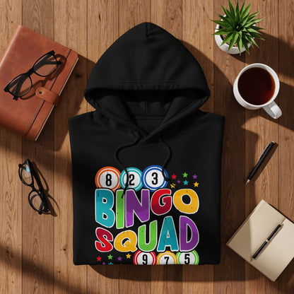 823 Bingo Squad 975 Colorful Graphic Hoodie