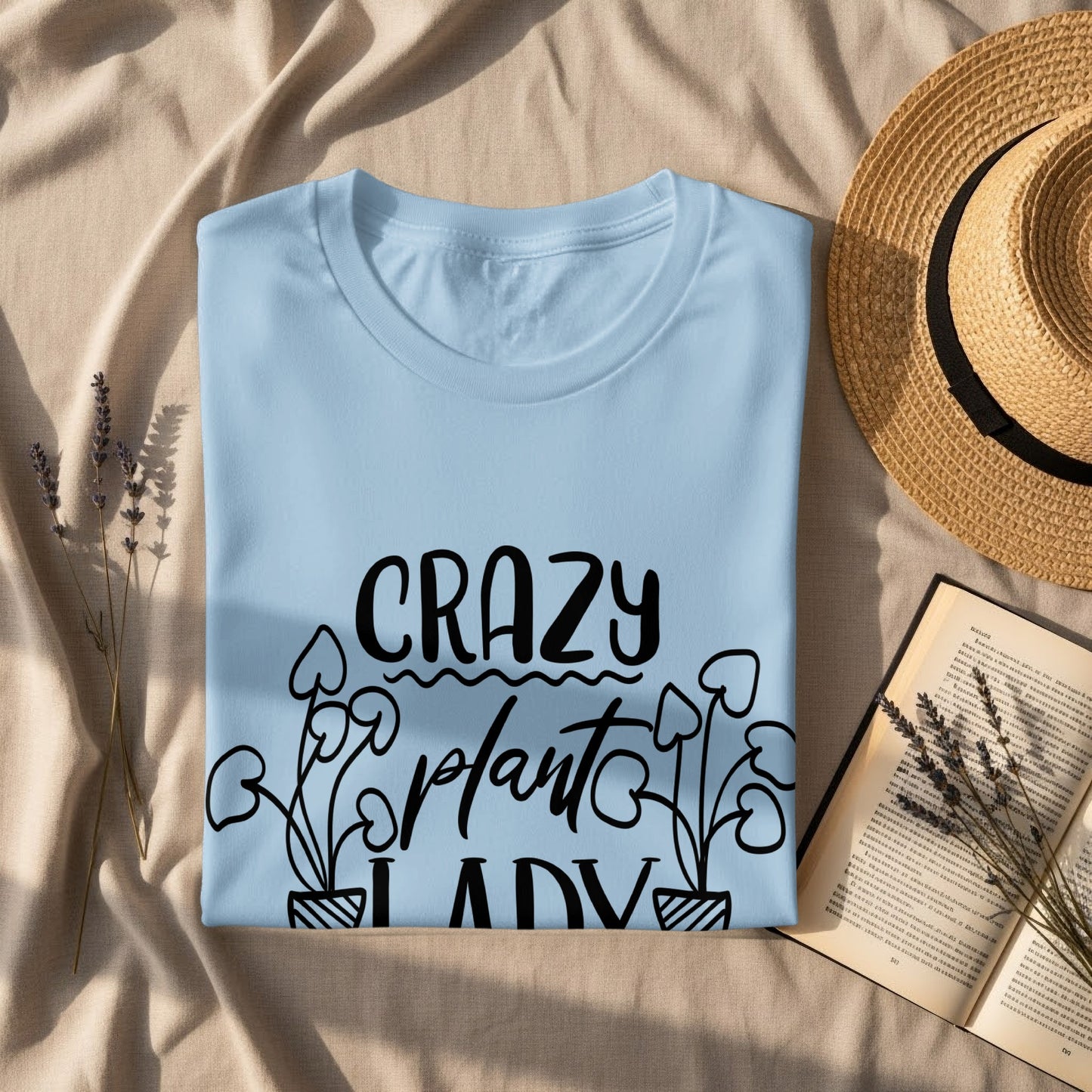 Crazy Plant Lady Graphic Shirt for Plant Lovers