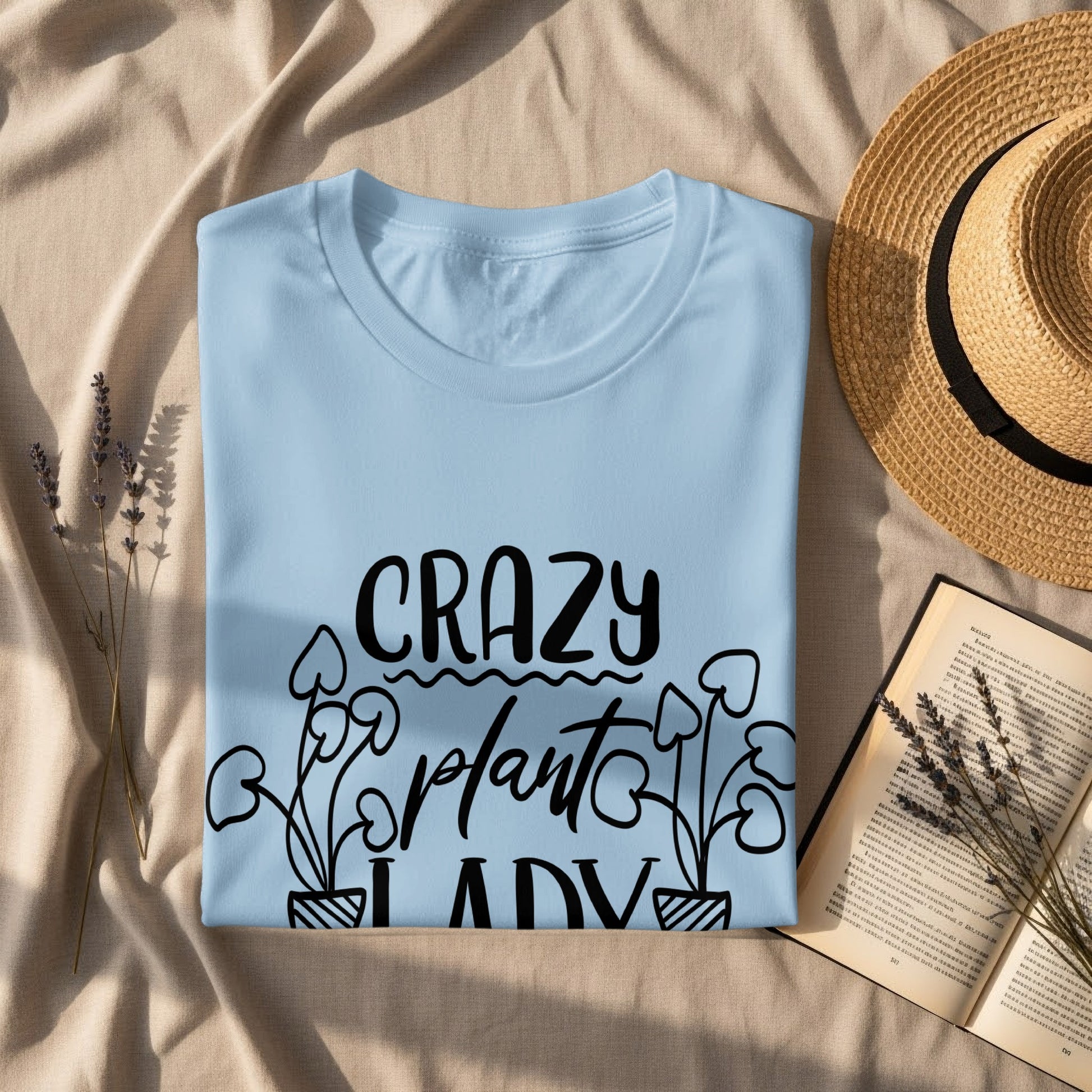 Crazy Plant Lady Graphic Shirt for Plant Lovers
