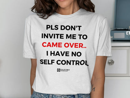 Funny Statement Shirt with Bold Text