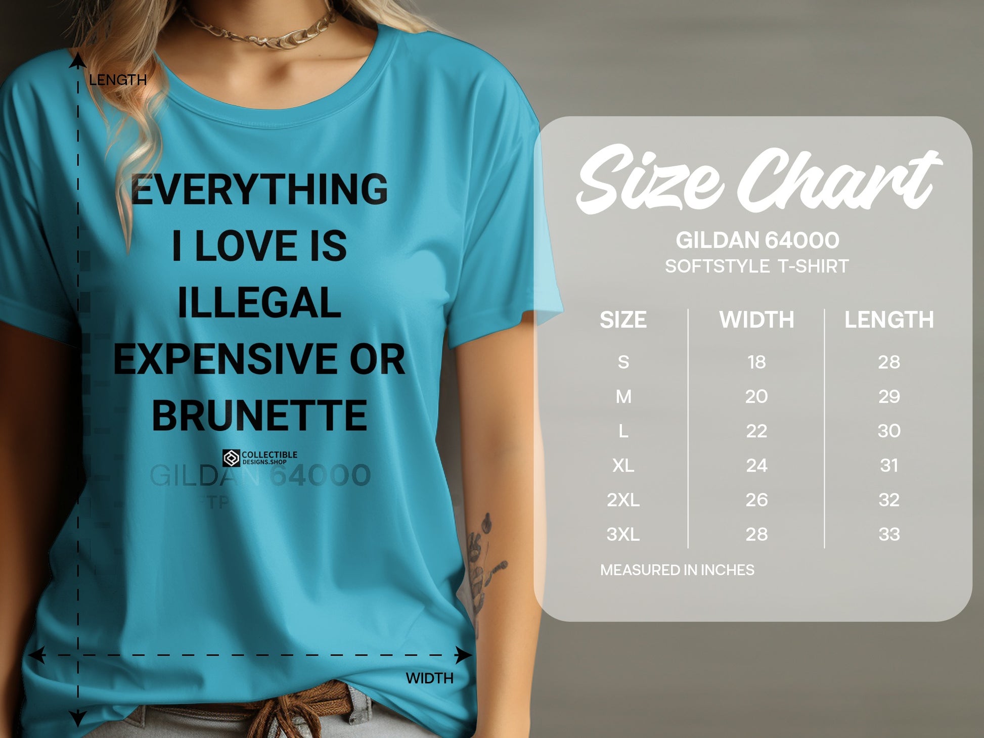 Everything I Love Is Illegal Expensive Brunette Shirt