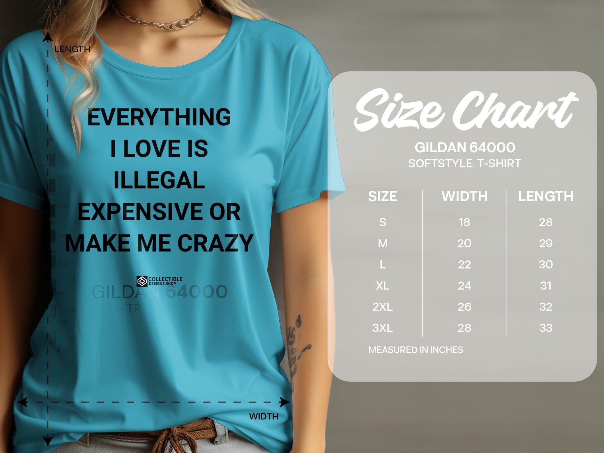 Everything I Love Is Illegal Expensive Or Crazy T-Shirt