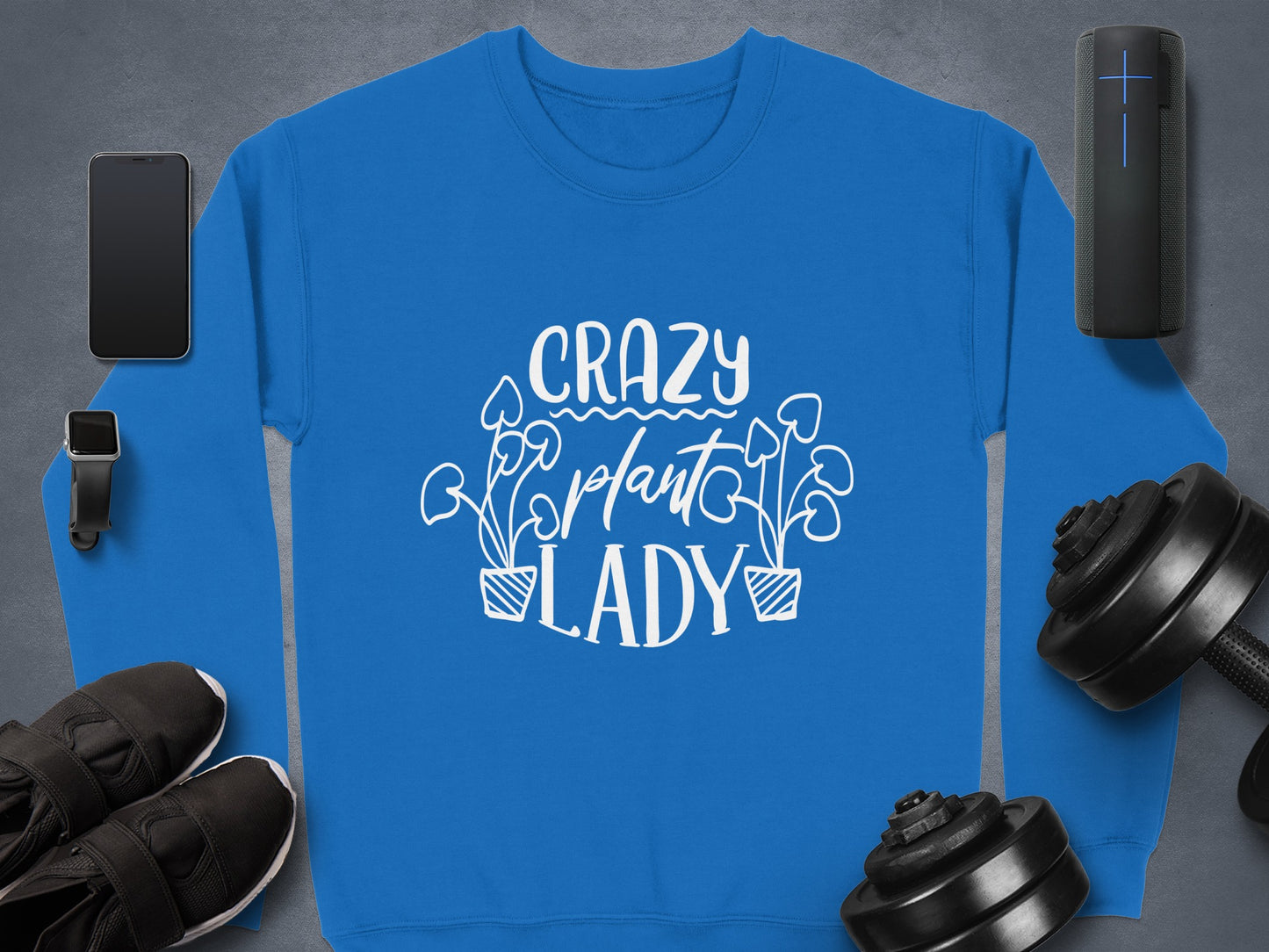 Crazy Plant Lady Graphic Sweatshirt Top