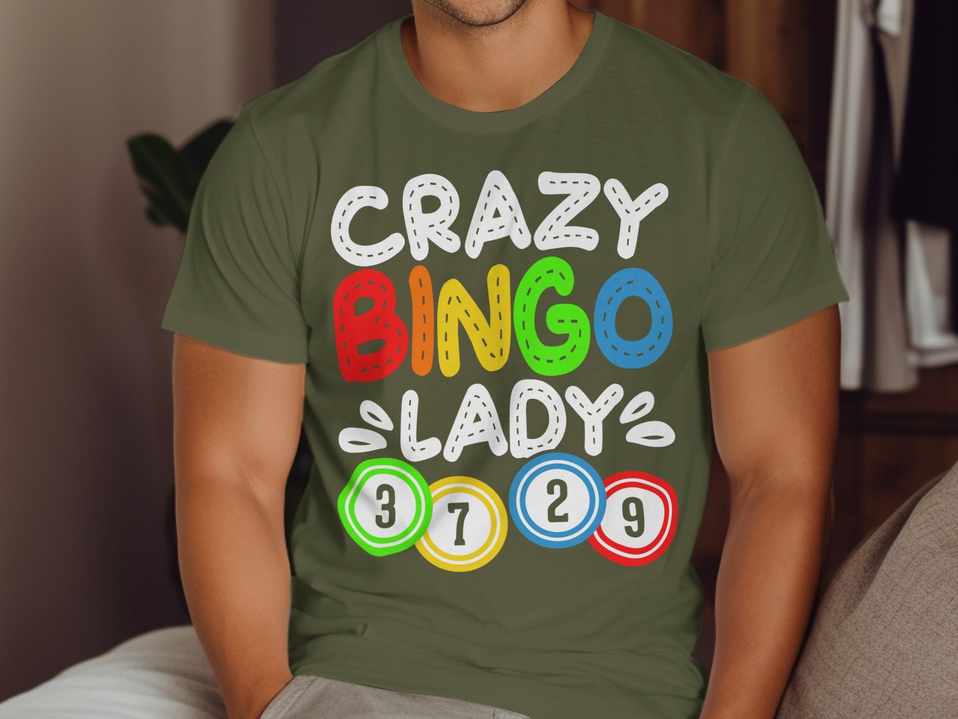 Crazy Bingo Lady 3729 Colorful Shirt product