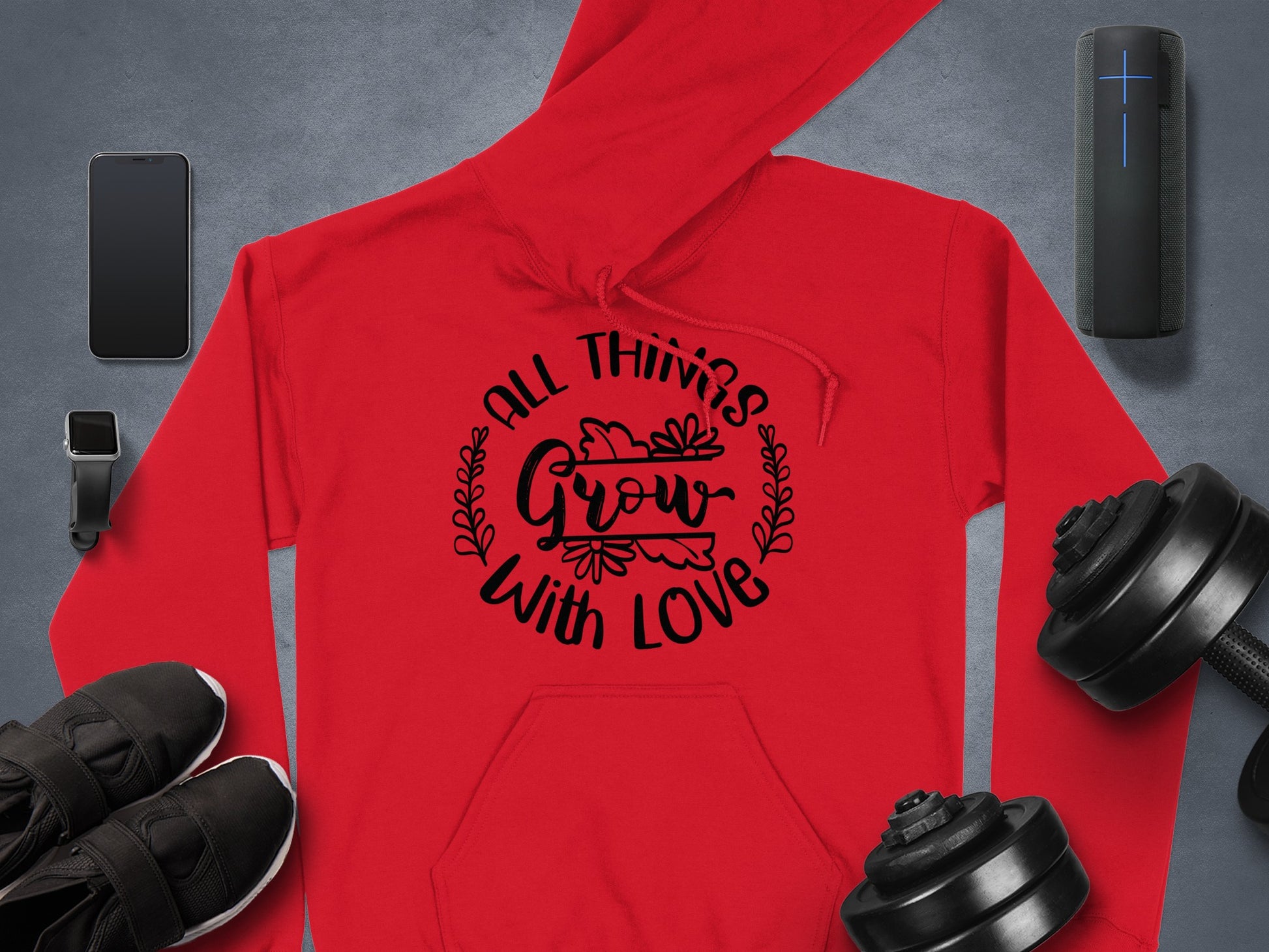 All Things Grow With Love Hoodie