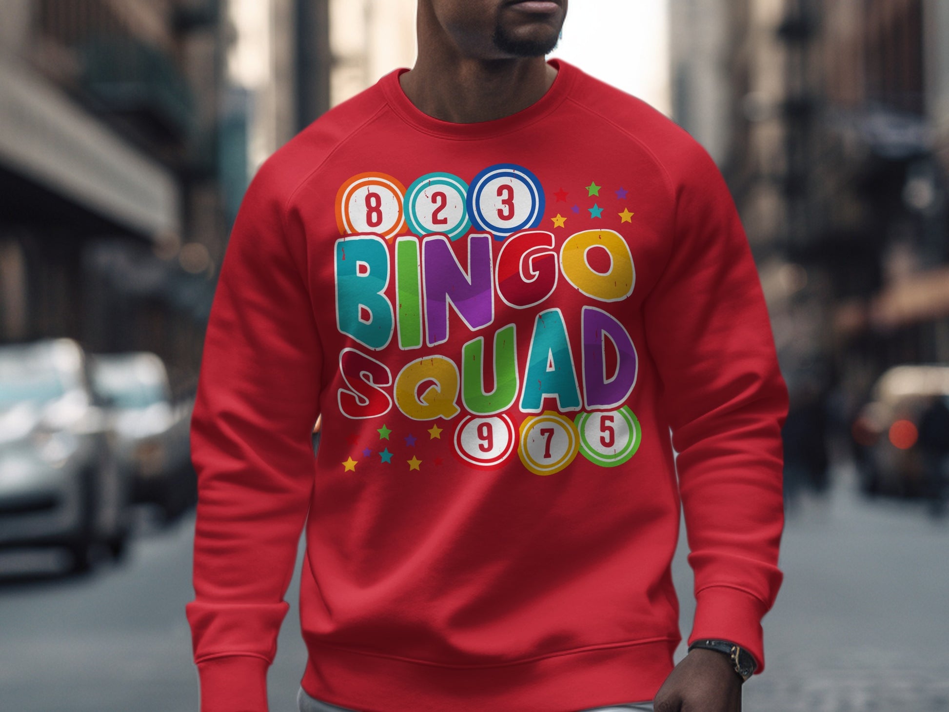 Bingo Squad Graphic Sweatshirt for Fun Gatherings
