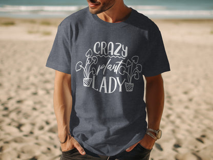 Crazy Plant Lady Fun Graphic T-Shirt product