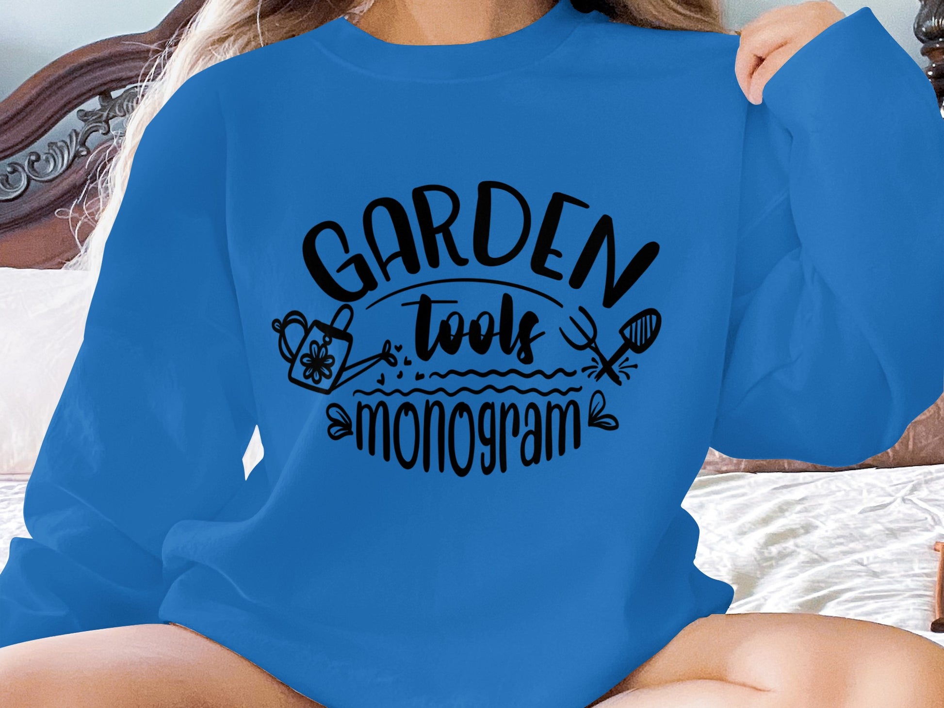 Garden Tools Monogram Graphic Long Sleeve Shirt