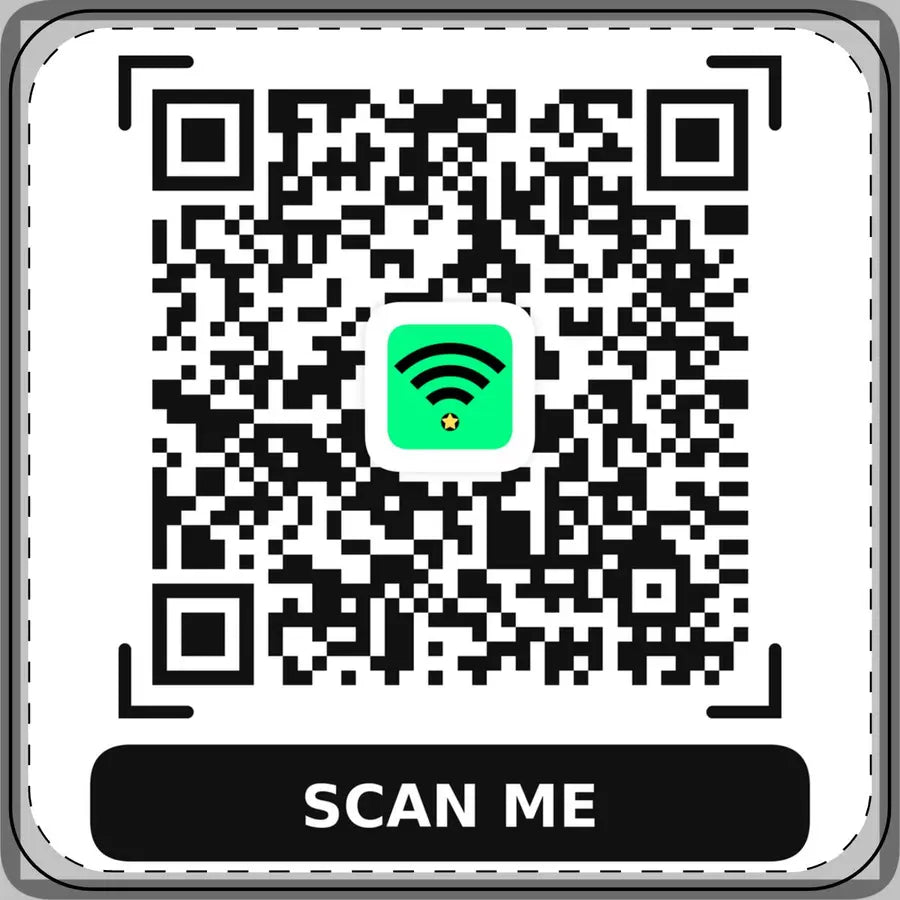 Sottobicchiere QR Code WiFi Bar - Menu e Recensioni al Tavolo